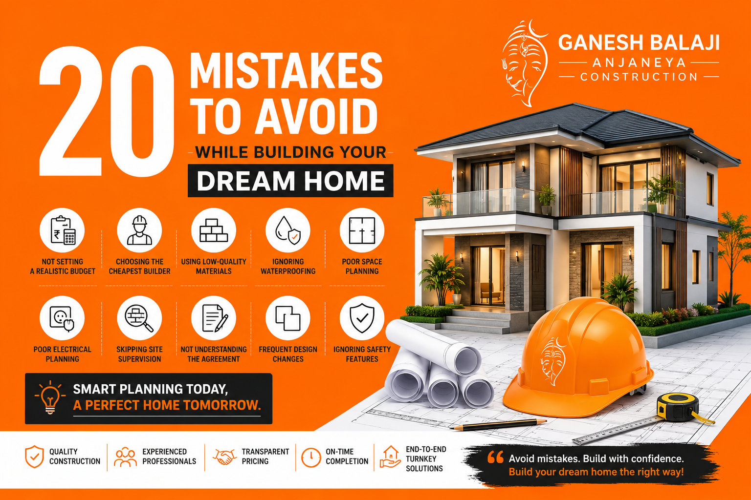 20 Mistakes to Avoid While Building Your Dream Home (2026 Homeowner's Guide)