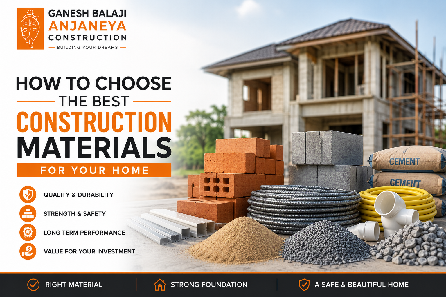 How to Choose the Best Construction Materials for Your Home